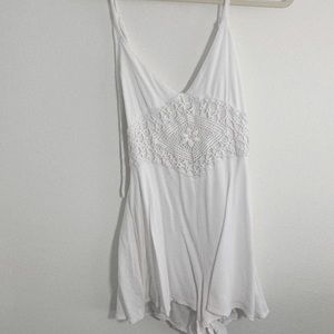 F21 White Romper ✨